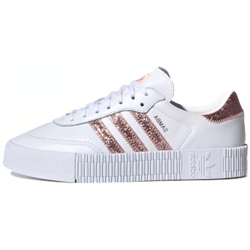 Adidas Sambarose White Pink Women's Sneakers FX3816