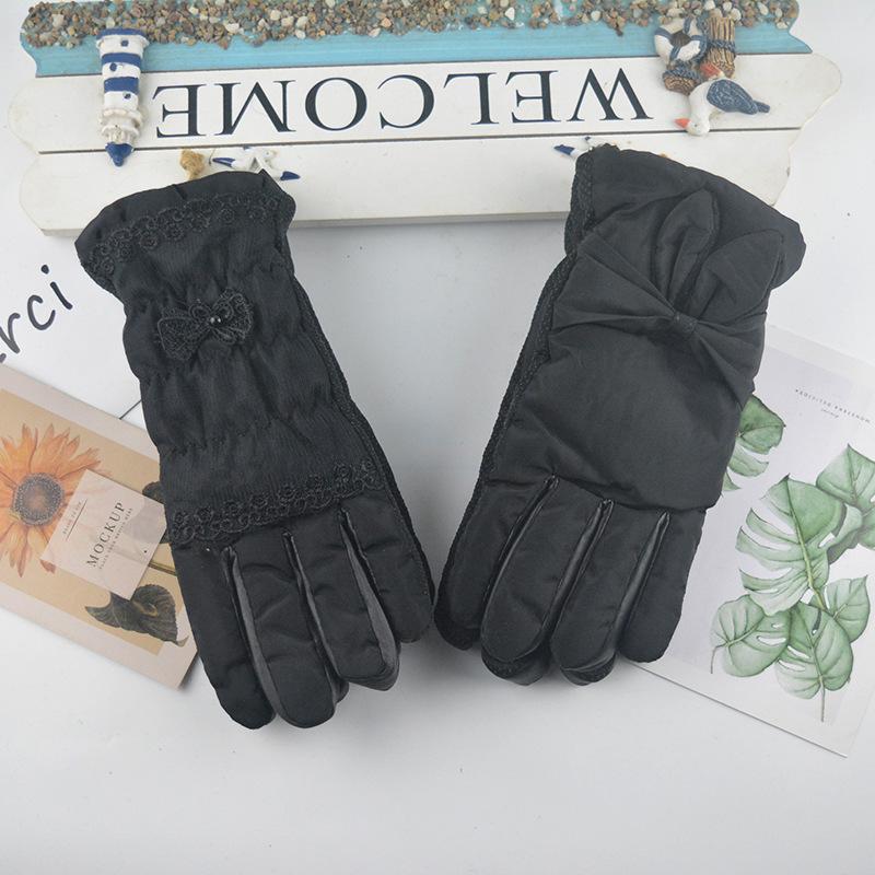 Outdoor Cycling Fleece Cold-proof, Windproof and Warm Casual Cotton Gloves