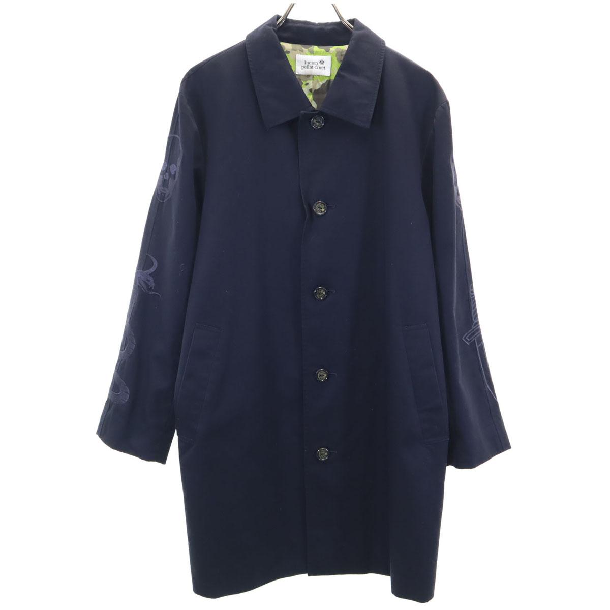 

Lucien Pellat-Finet сделано в Японии Пальто-воротник из нержавеющей стали M Темно-синий Мужское Б/У