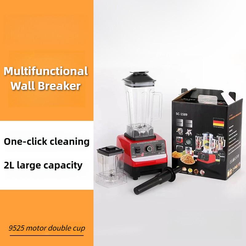2L Large Capacity Soybean Milk Machine Household Multi-function Electric Blender Kitchen Cooking Mixer