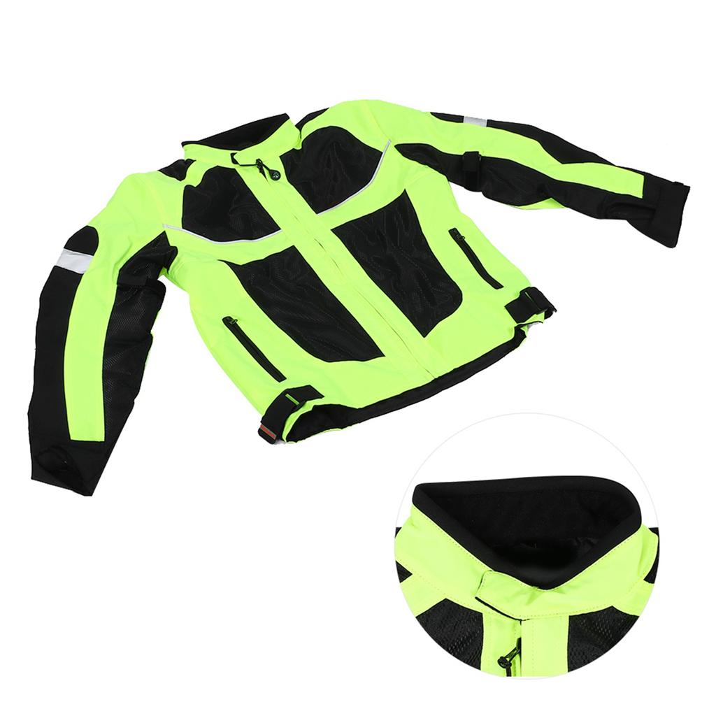 Men Motorcycle Riding Clothing Breathable Racing Reflective Clothes Full Protection for SummerM