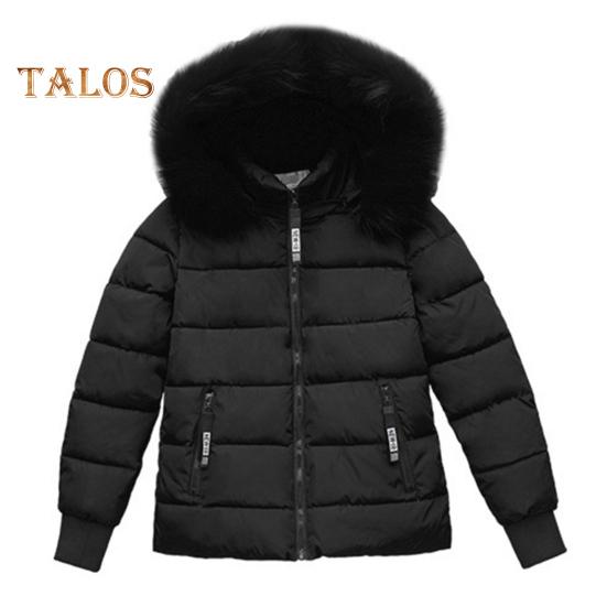 Winter-Daunenmantel, gepolstert, mit Kapuze, Taschen, Reißverschluss, Parka, winddicht, wärmespeichernd, schmale Passform, Übergröße, tägliche Oberbekleidung für kaltes Wetter, Baumwolljacke