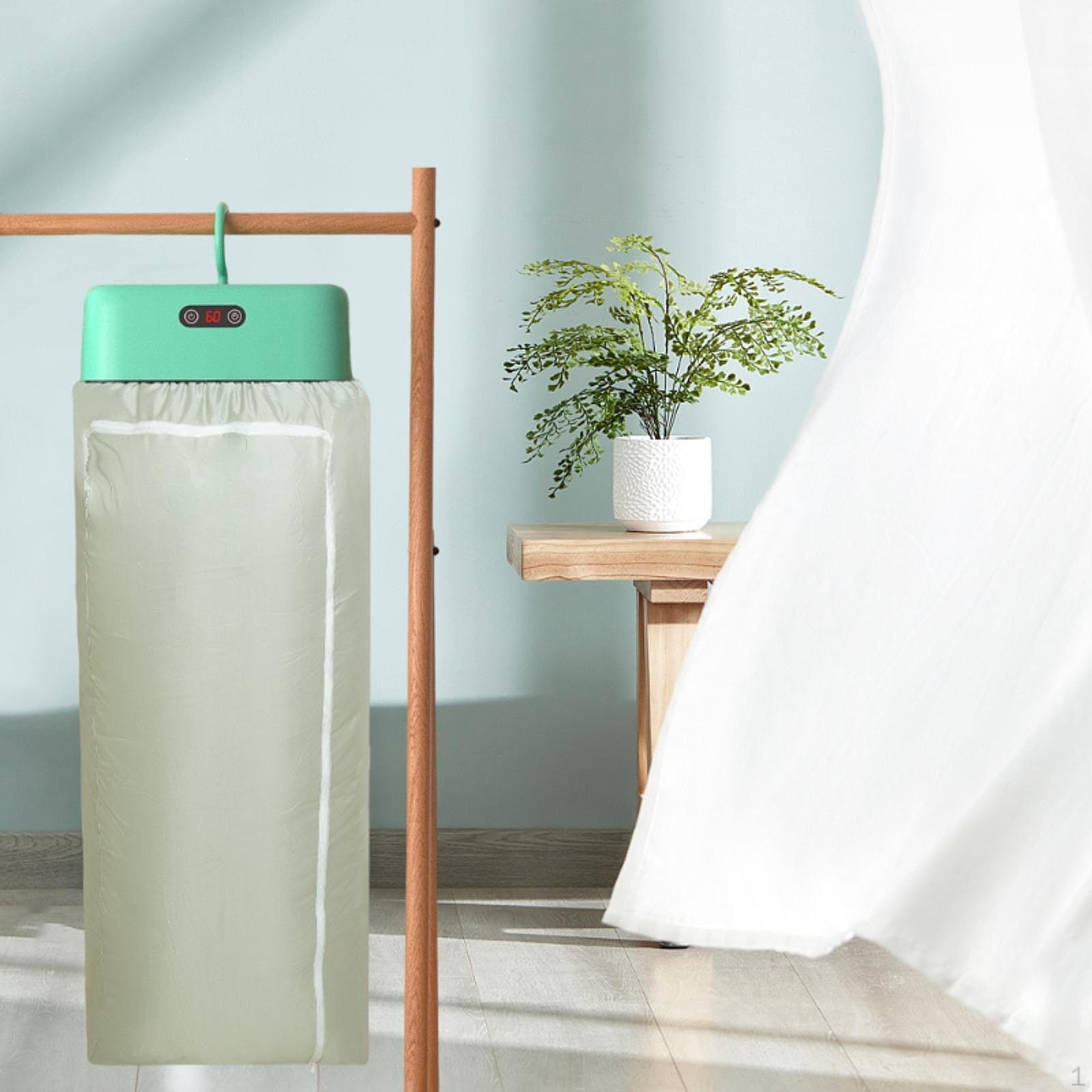 

Компактное устройство для сушки одежды, мини-электрическая сушилка для легких тканей в автофургонах и отелях зелёный