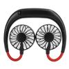 Mini-Ventilator - Cikonielf - Tragbar - USB-aufladbar - 3 Geschwindigkeiten - Schwarz