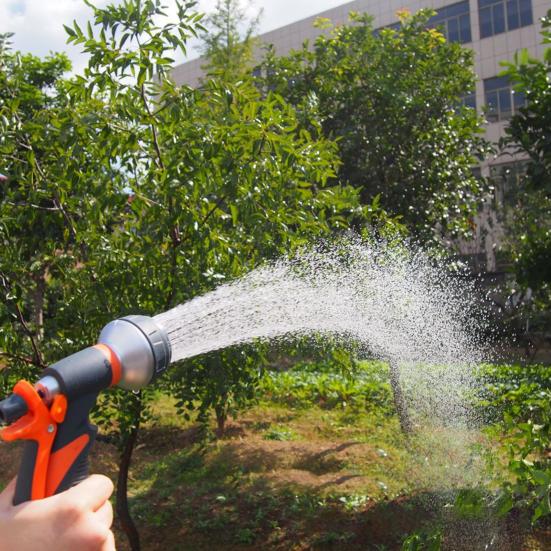 Schlauchdüse, verstellbares Spritzschutz-Nylon-Auto-Reinigungsrohr-Sprühgerät für Terrasse