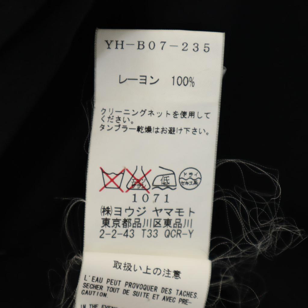 Y's made in Japan No sleeve shirt 3 black Youji Yamamoto Women Used