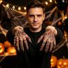 Pohodlné latexové hororové rukavice 1 pár Halloweenský kostým pro dospělé Děti Zombie ruce Strašidelné rukavice Duch ruka Cosplay doplněk Maškarní