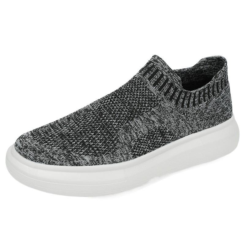 Large Size New Fly-woven Couple Shoes Board Shoes Platform Socks Shoes Men's Casual Sports Shoes