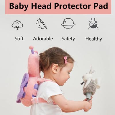 Rucsac de protecție a capului bebelușului, moale, confortabil, curele reglabile, design gol, protector pentru cap pentru vârstele 0-3