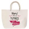 Beach Bag with Rope Handle Thank You Amazing Tutor End of School Year Colleague Birthday Gift | Large Tote Bag &; Sport