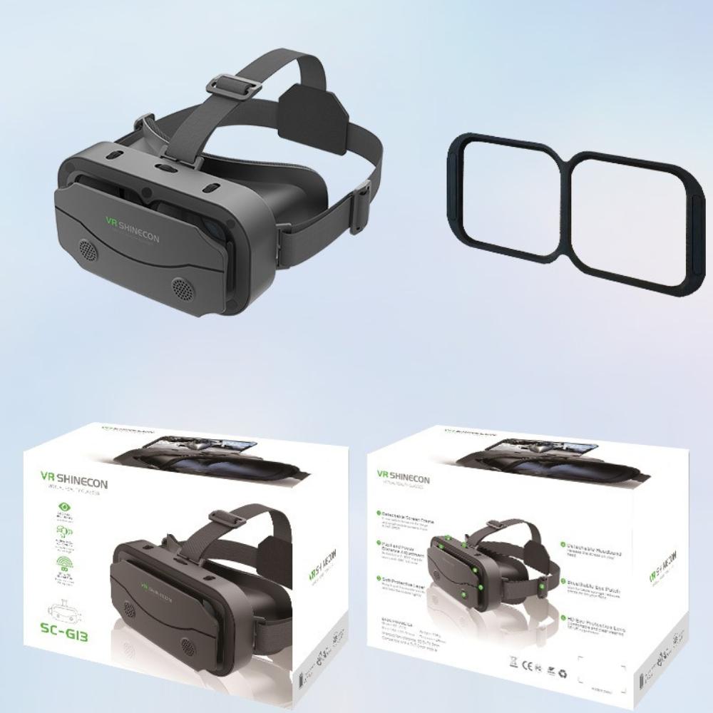 3D Virtual Reality Glasses  - Smartphone Compatible VR Headset for Immersive Movie Watching & Gaming, 100° Panorama Digital VR Goggles