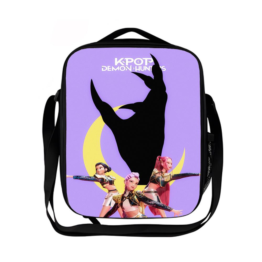 Kpop Demon Hunters Kpop Demon Hunters Student Meal Bag Satchel