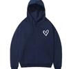 Autumn/Winter New Women's Trendy Brand Casual Heart Shaped Hoodie Outdoor Sports Jogging Comfortable Versatile Coat