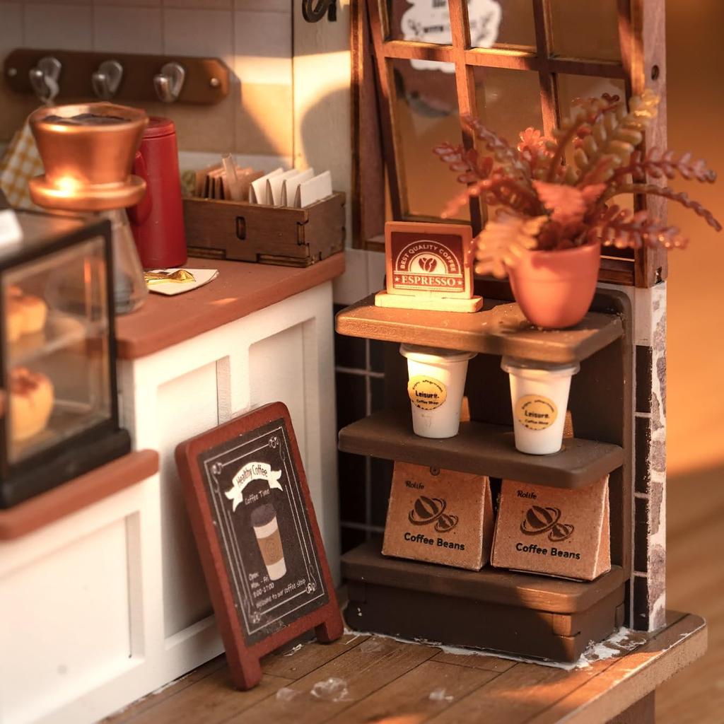 Tsukurundesu® DIY Miniature Dollhouse DG Series (Café Terrace 2) with Japanese Instructions