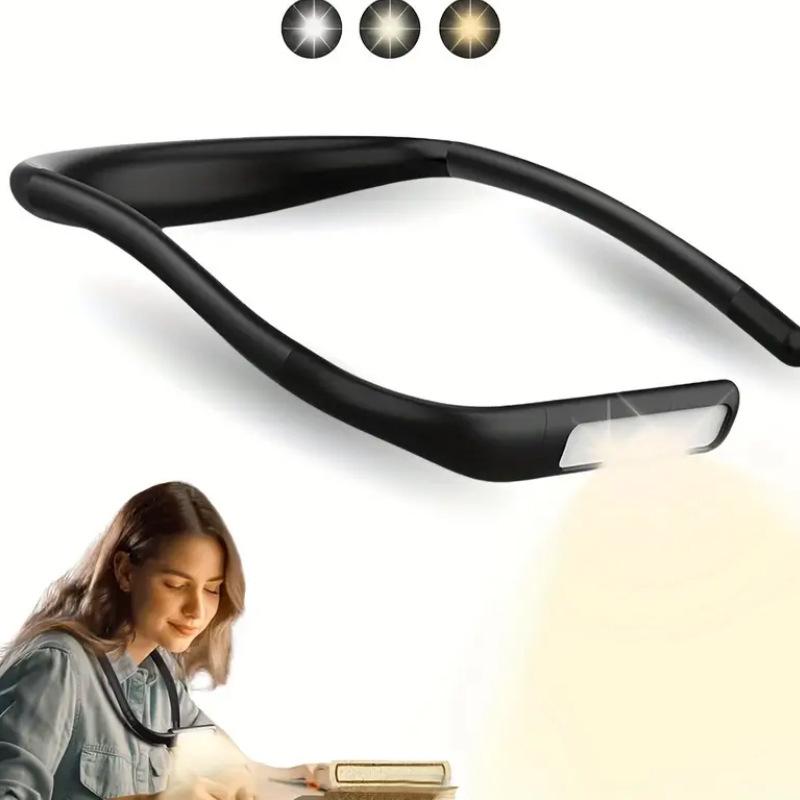 Best-Selling Neck Reading Light: Long Battery Life, LED Soft Night Light, USB Rechargeable, Ideal for Dorms and Bedside Reading