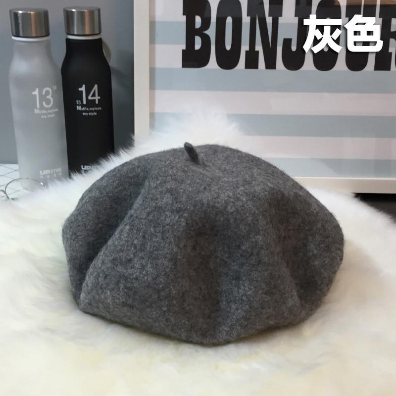 Warm Wool Soft Beret For Women Autumn Winter Fashion Trendy Hat Beret