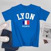 Lyon Of France City Series Unisex Tshirt Tees Tshirt Oneck T Shirts Unisex Boys Clothing 100 Cotton