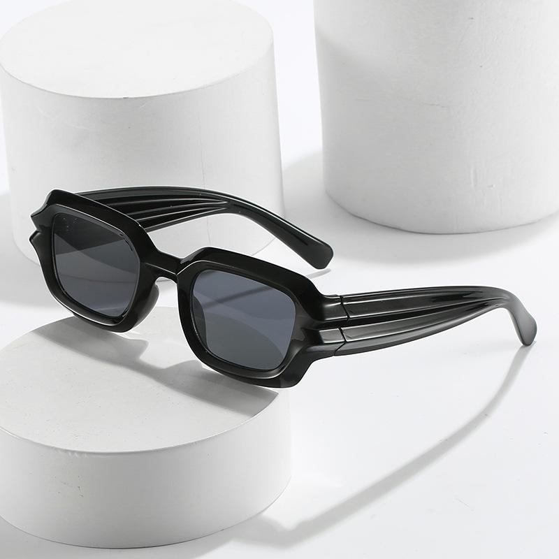 Box Sunglasses Cyberpunk Personality Sunglasses Corrugated Legs Hip Hop Sunglasses