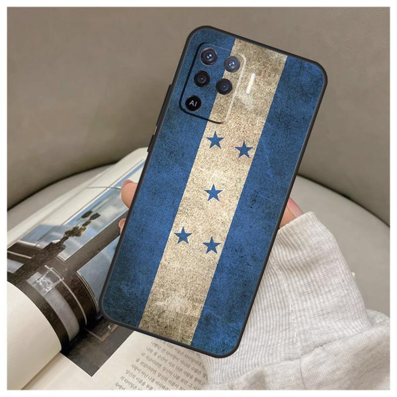 Honduras Flag Case For Oppo A80 A60 A40 A5 Pro A15 A16 A17 A57 A77 A94 A74 A54 A76 A96 A18 A38 A58 A78 A98
