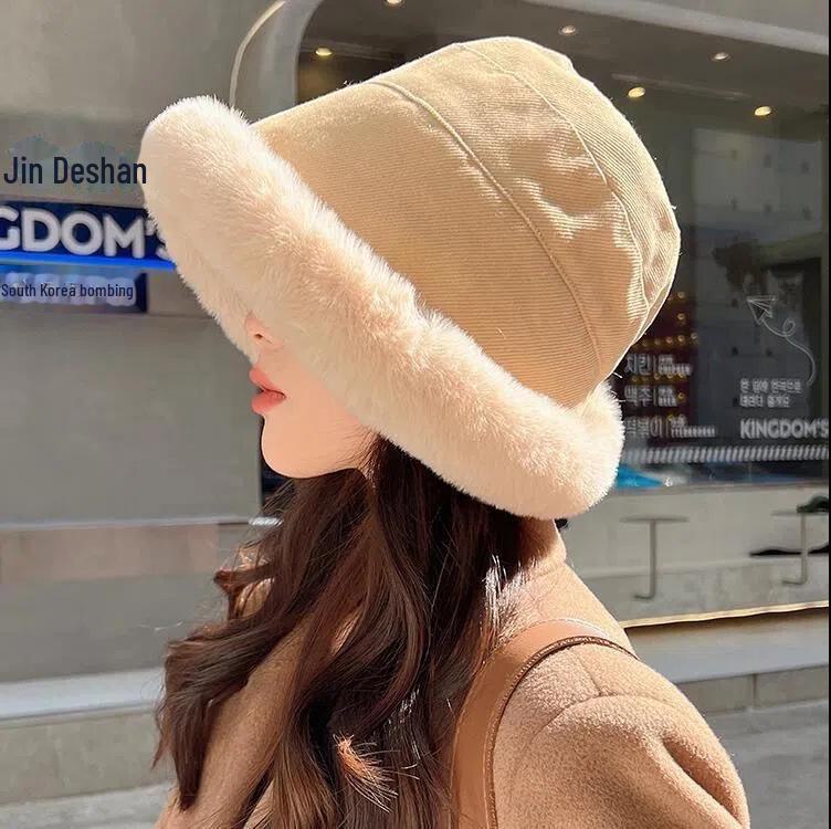 

Women s Mongolian Fur Hat: Large Head, Small Face Fit, Thick Warm Ear Protection, Ideal for Winter and Cycling