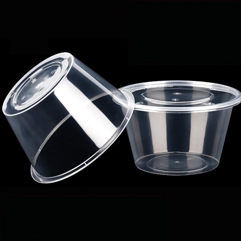 Disposable Round Transparent Plastic Food Container