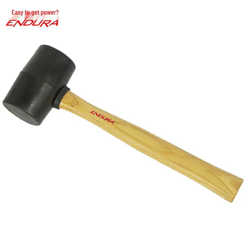 Liyi Heavy 65mm Rubber Mallet with Wooden Handle