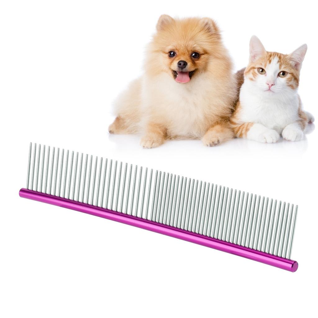 Pet Comb Stainless Steel Teeth Comb Removes and Knots for Dog Cat and Other Pets