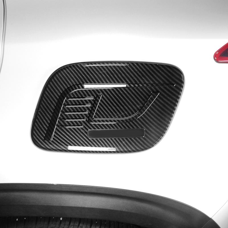 Exterior Accessories For Kia SELTOS 2021-2025 Car Tuning Carbon Fiber Car Fuel Tank Cap Decoration Cover Trim LHD/RHD
