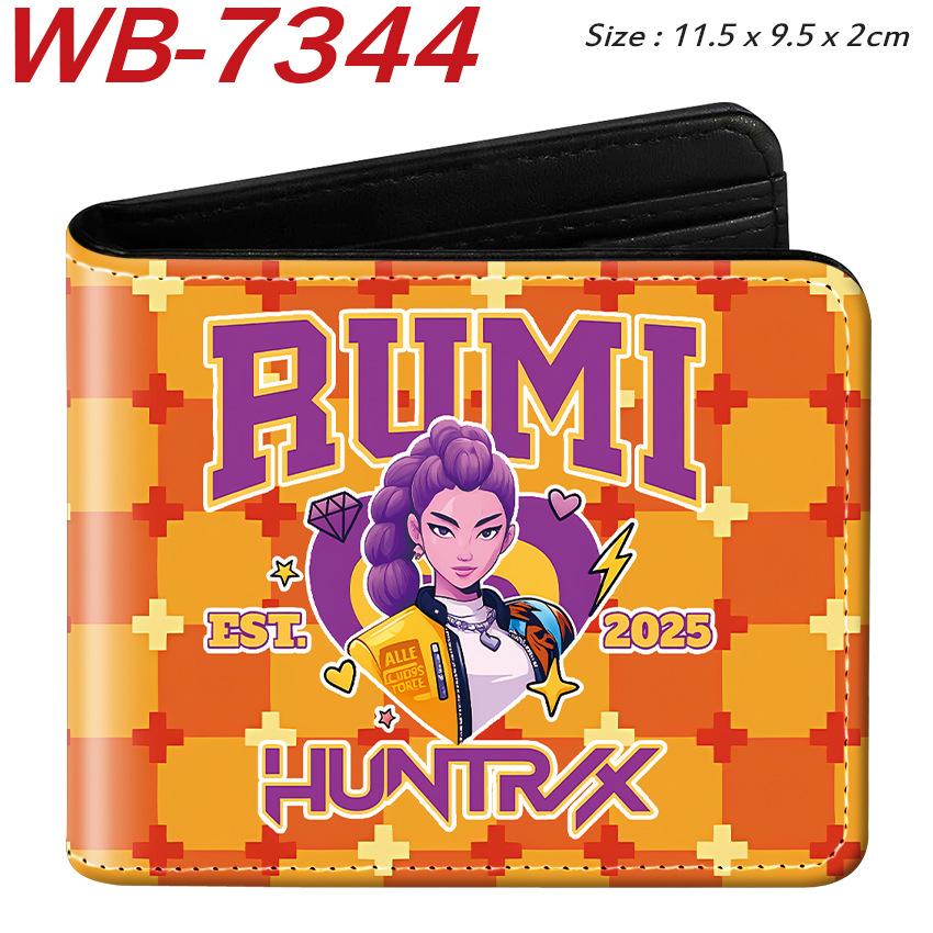 K-Pop Demon Hunters Pu Leather Two-fold Short Wallet and Practical