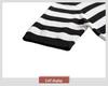 Plus Size Women's Summer Striped V-Neck Two-Piece Ice Silk Knit Top