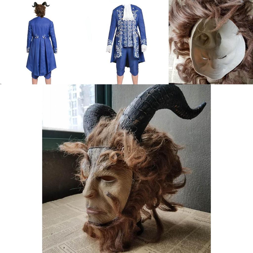 Breathable Beauty And The Beast Costume Adult Cosplay Prince Adam Clothes Perfect For Themed Events
