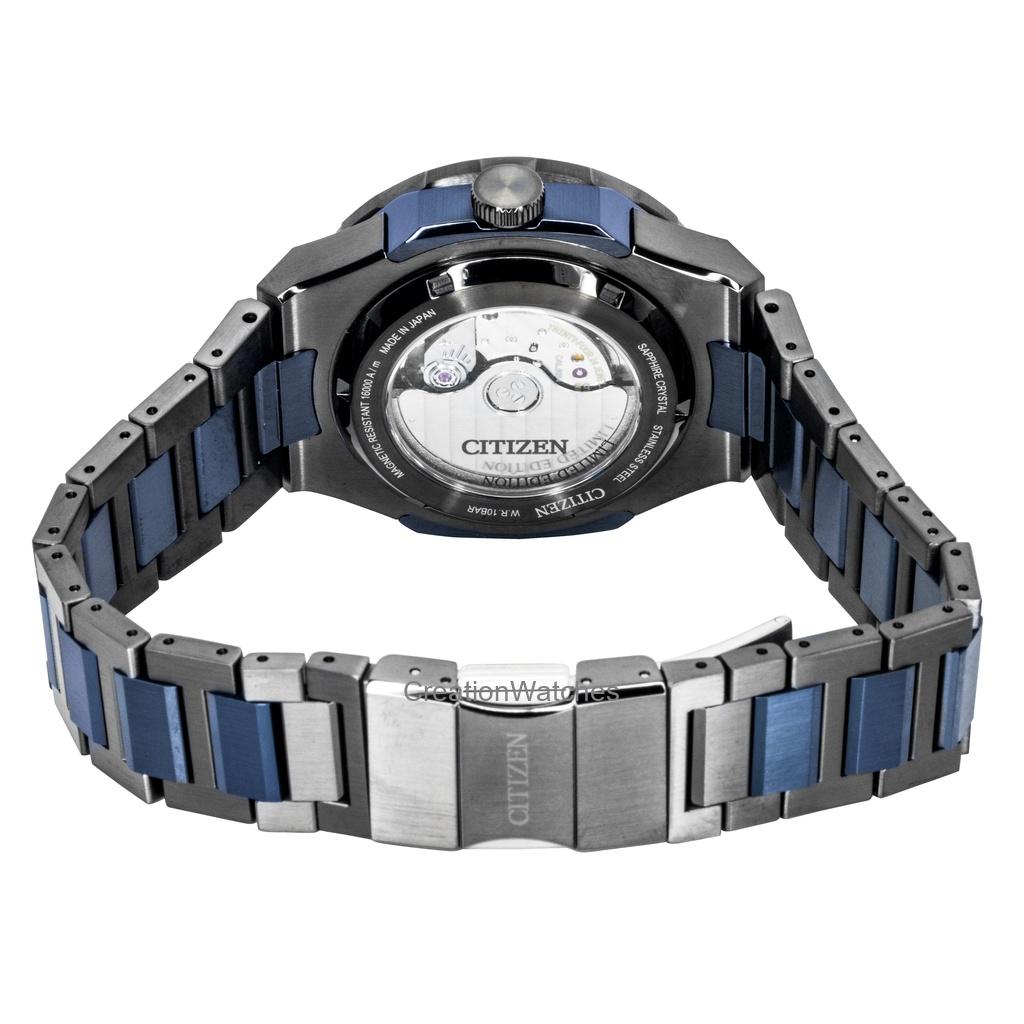 Citizen Series 8 880 Limited Edition GMT Stainless Steel Blue Mother Of Pearl Automatic NB6036-52N 100M Men's Watch