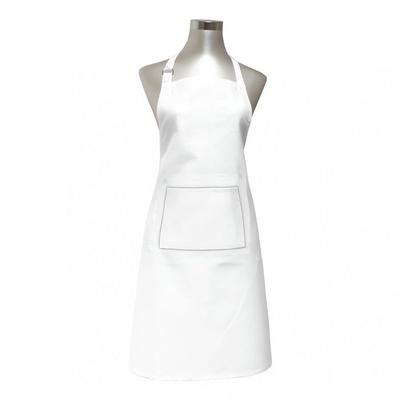 Cotton Kitchen Apron 60x80 Cm PANAMA White, by Soleil D'ocre