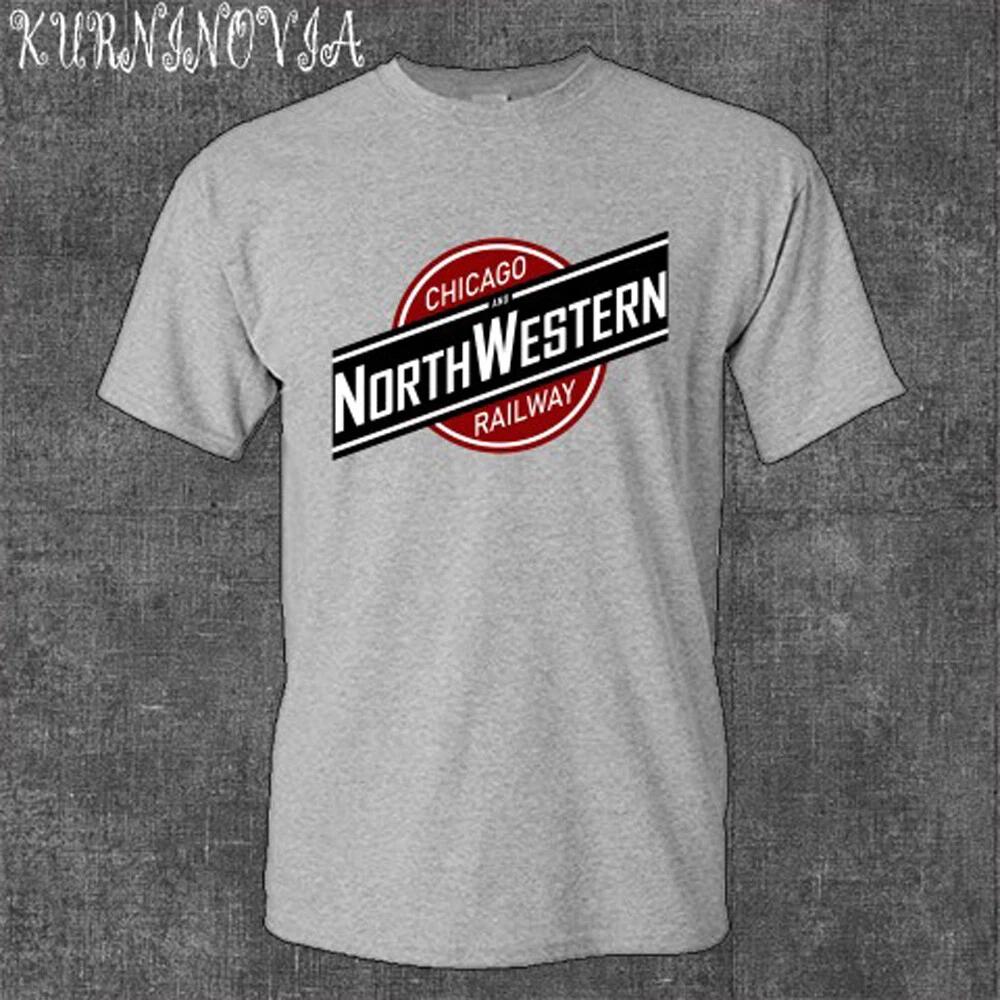 Men s and Women s T-shirts Chicago North Western Railway Train M