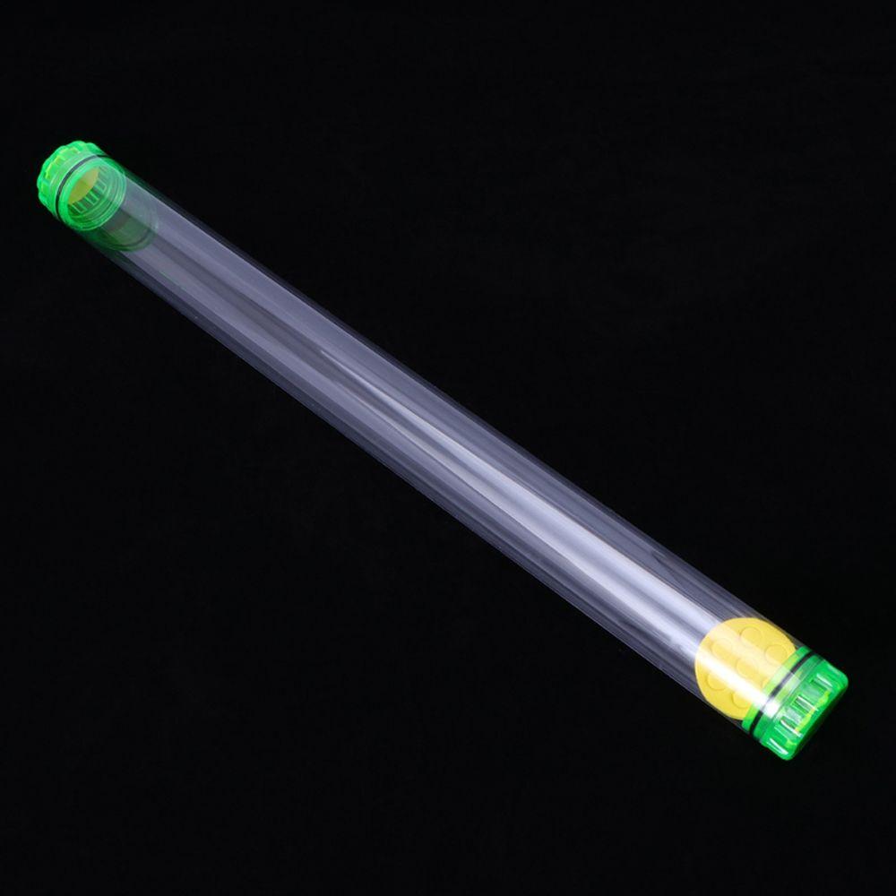 End Caps Plastic Float Storage Tube Float Packing Tube Bobber Tube Fishing Float Tube 40/50/60cm
