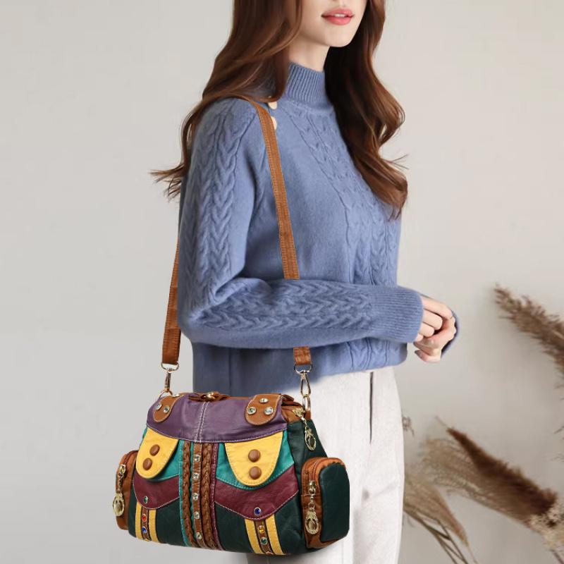 Neue Mode Hohe Qualität Damen Umhängetasche Luxus Weiches Leder Damen Handtaschen Designer Berühmte Marke Damen Schultertaschen