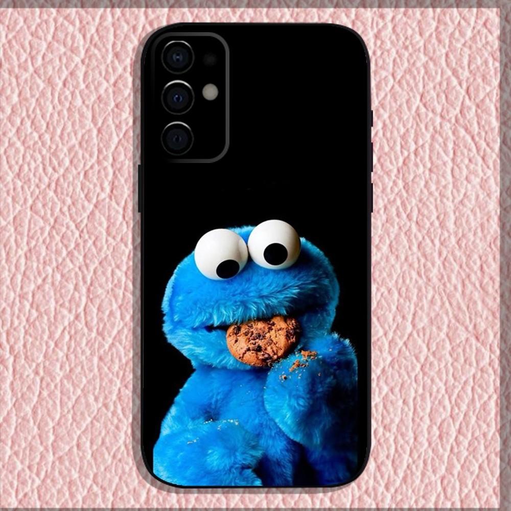 Funny C-Cookie-M-Monster Phone Case For Samsung S24,S21,S22,S23,S30,Ultra,S20,Plus,Fe,Lite,Note,10,9,5G Black Soft Shell