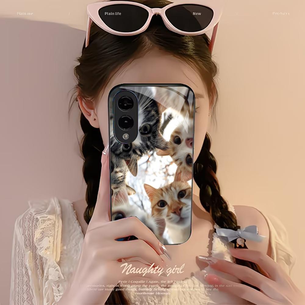 Kitty High-end Exquisite Light Luxury Phone Case PhoneCase for Samsung Galaxy S26 S25 S24 S23 S22 S21 FE Ultra Plus