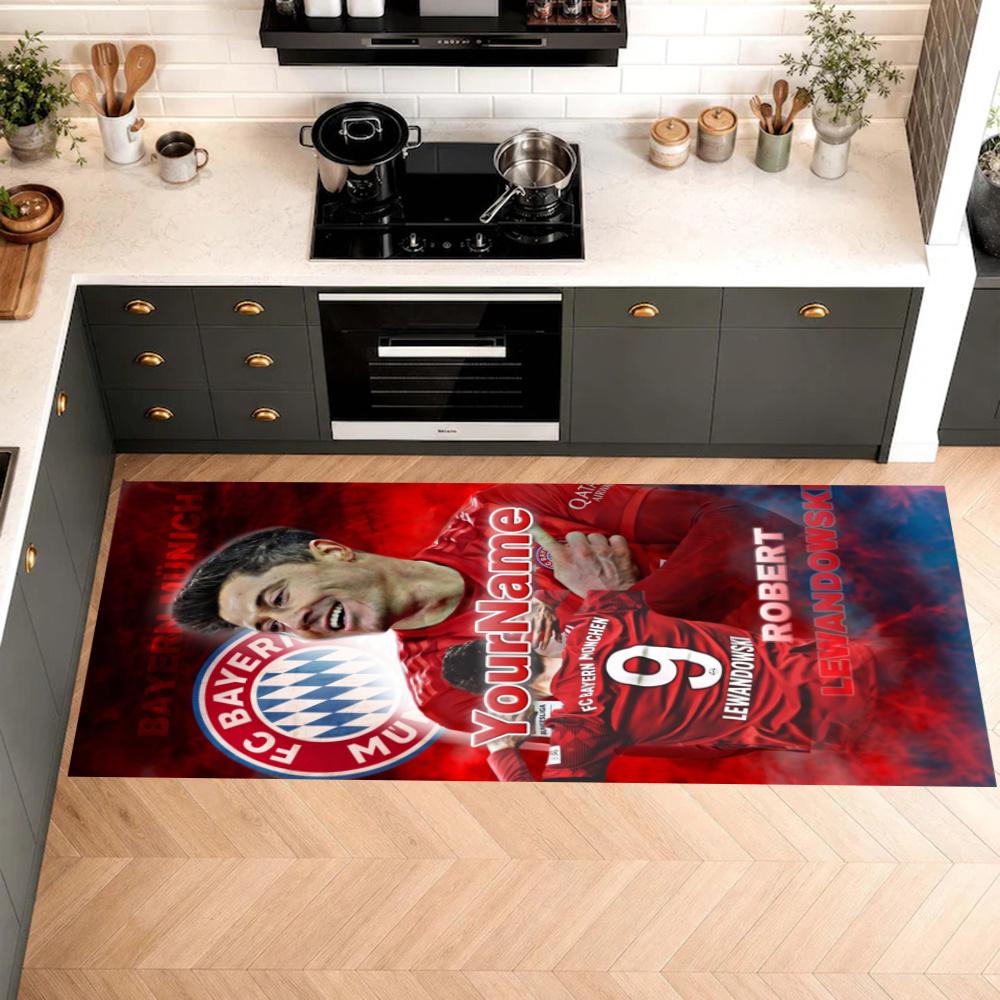 Bayern Munich Customize Your Name Kitchen Rug Runner Rug Laundry Mat Hallway Entryway The Best Gift Choice