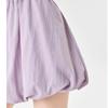 2025 Spring/Summer Women's Versatile Solid Color A-line Bud Skirt with Elastic High Waist