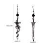 Asymmetrical Sword Earrings Vintage Sword Earrings for Women Girls Jewelry Gift