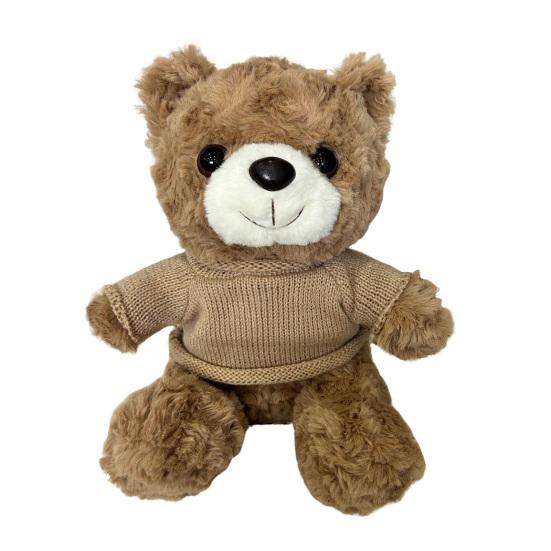Teddy Bear Plush Toy with Hoodie Soft Stuffed Animal for Christmas Gift Cartoon Huggable Plush Doll for Kids