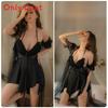 Satin Camisole Sleepwear With Irregular Hem And Breathable Fabric For Relaxation