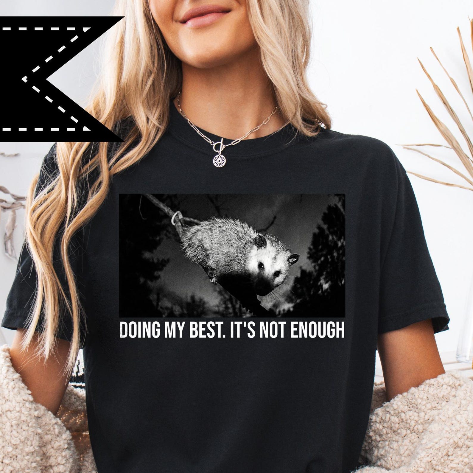 Doing My Best, It s Not Enough Possum Meme, Funny Autism Awareness Gift, Opossum Meme Shirt 2XL