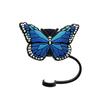 2Pcs Straw Cover Beautiful Butterfly Shape Silicone Straw Lid Food-grade Straw End Plug for Home Party Bar