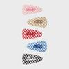 GINGHAM CHECK WIDE HAIRPIN