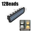 LED Solar Wall Lights Outdoor Garden Decor Up and Down Lighting Waterproof Lamp for Stairs Balcony Courtyard Decoration Lamps