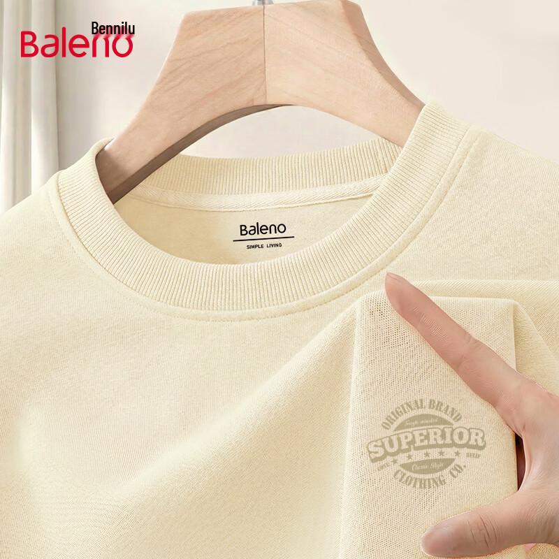 Baleno Men's American Style Letter Print Pullover Hoodie