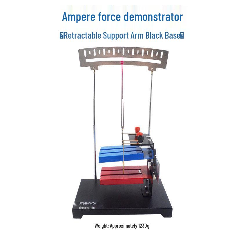 Ampere Force Magnetic Field Demonstrator: Electromagnetic Experiment Apparatus for Physics Teaching