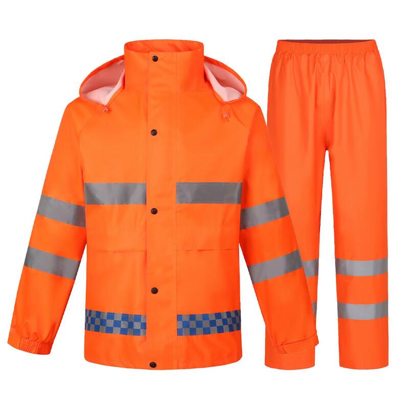 Outdoor Reflective Rain Suit M